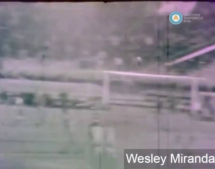 El último gol de Pelé en Argentina
