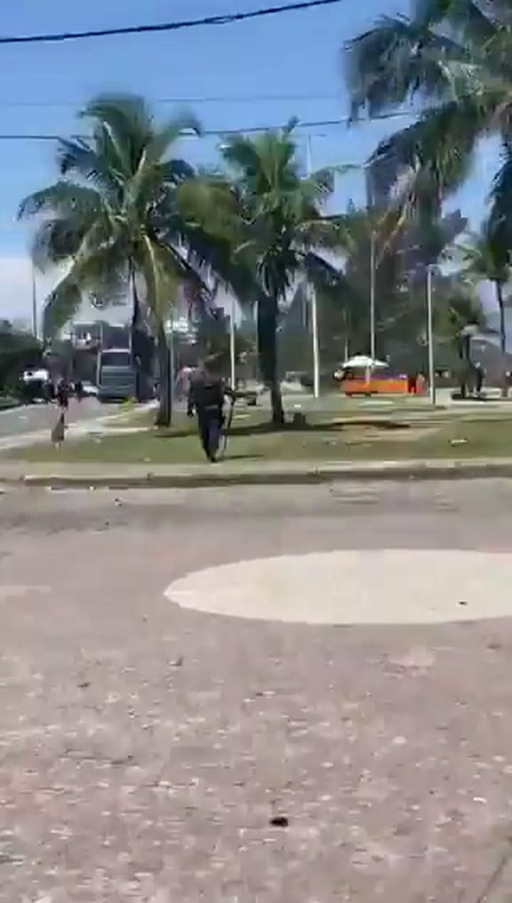 Disturbios entre hinchas de Peñarol y la policía brasileña en Río de Janeiro