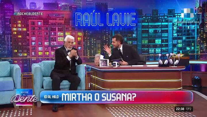 A Raúl Lavié lo hicieron elegir entre Mirtha Legrand o Susana Giménez y no dudó: “Tengo una relación hermosa”