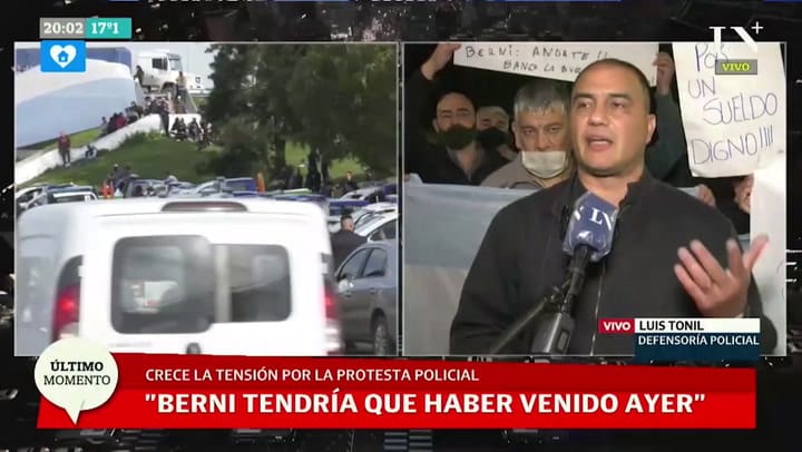 Luis Tonil, policía: 'Ayer el jefe de policía nos amenazó'