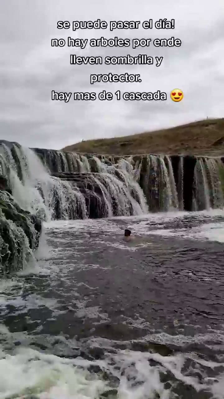 Una usuaria de TikTok viralizó la cascada Cifuentes, una joya oculta en la provincia de Buenos Aires