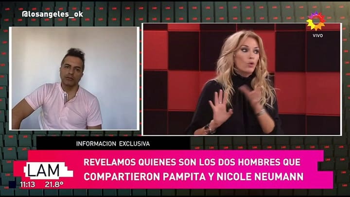 Salieron a la luz los hombres que compartieron Pampita y Nicole
