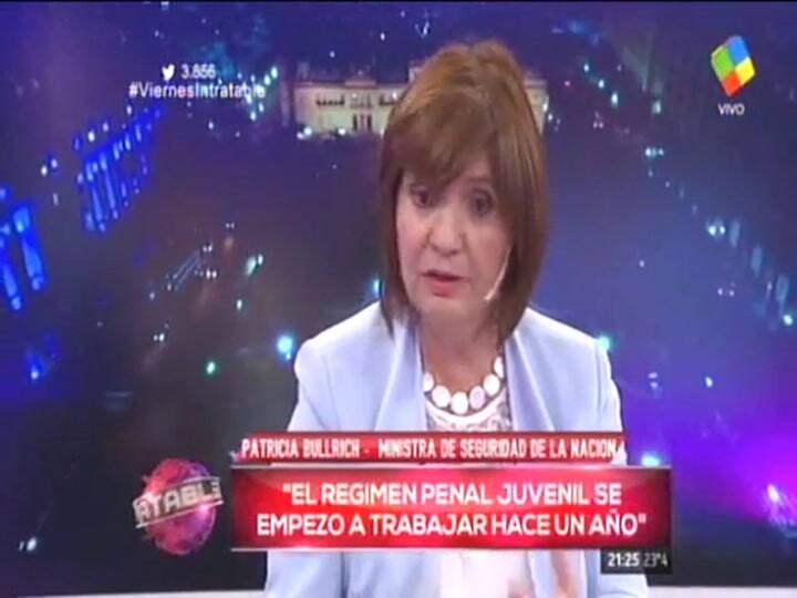 Patricia Bullrich en Intratables
