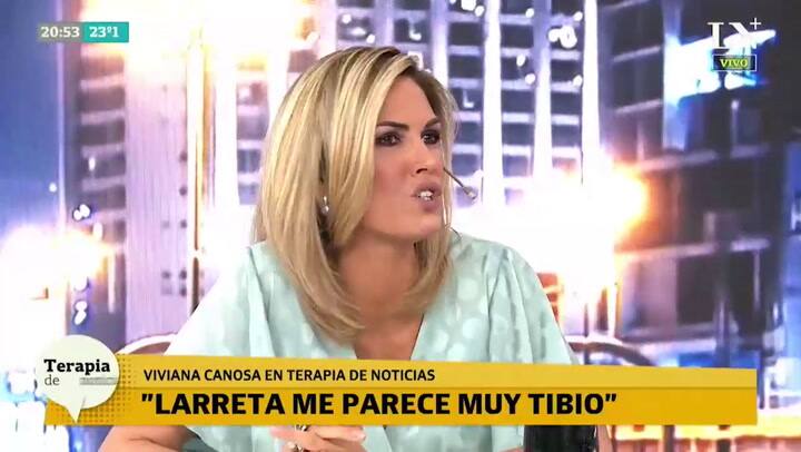 Canosa: 'Larreta es muy tibio y no estamos para tibios'