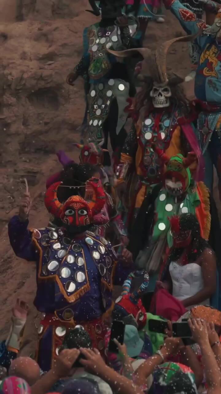 Bajada de Diablos en Uquía, Jujuy