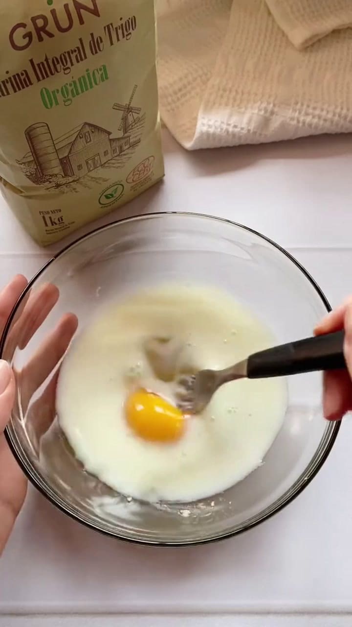 Panqueques saludables con solo dos ingredientes