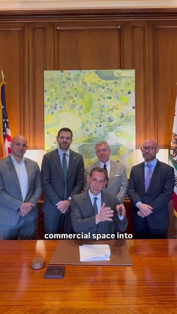 El alcalde de San Francisco firma una ley para acelerar la creación de viviendas en el centro