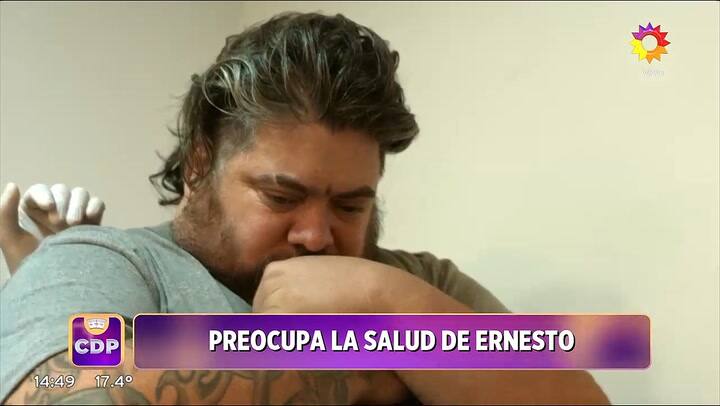 Ernesto de Cuestion de Peso quedo internado de urgencia