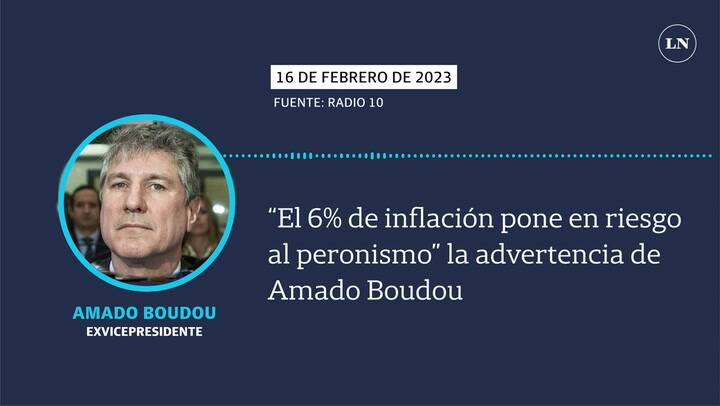 La advertencia de Amado Boudou al Gobierno: “El 6% de inflación pone en riesgo al peronismo”