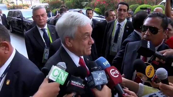 Sebastián Piñera: 'Es indudable que en Venezuela no hay democracia' - Fuente: Télam