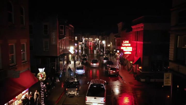 Night Of The Luminaria And Living Windows In Galena, Il