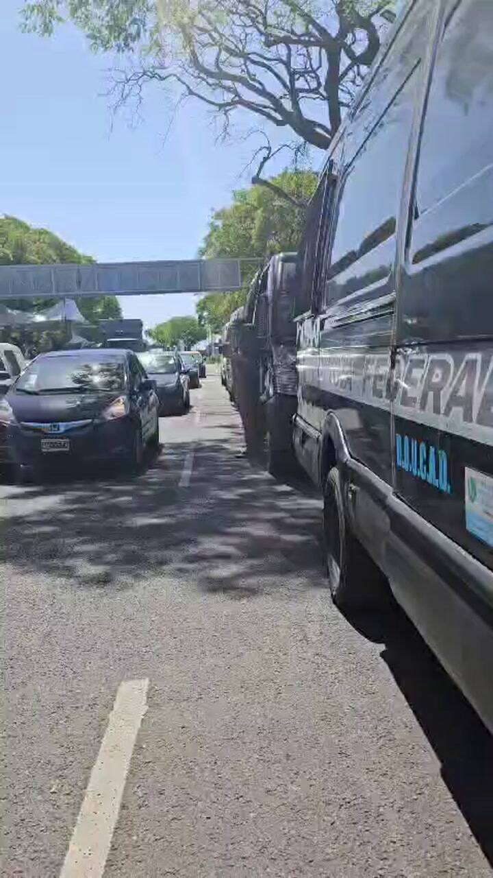 El frente de Aeroparque