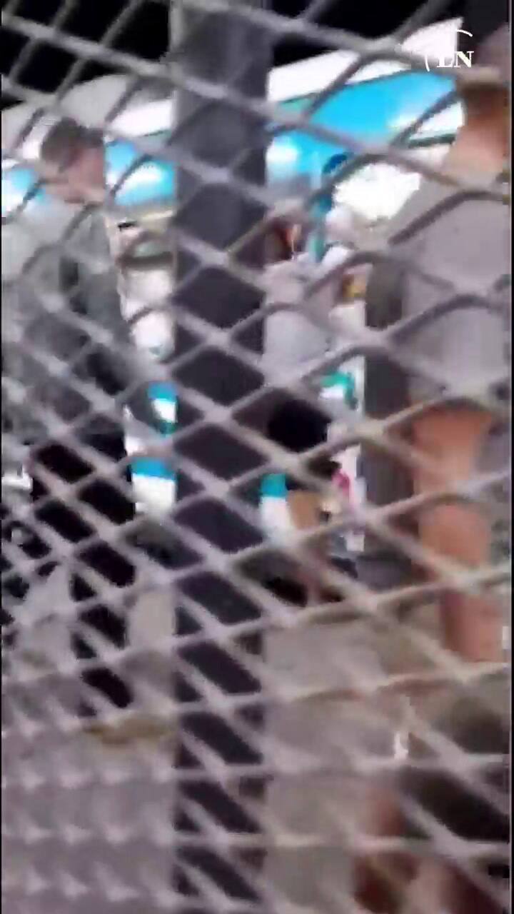 Batalla campal en una formación del tren Sarmiento en la estación de Morón