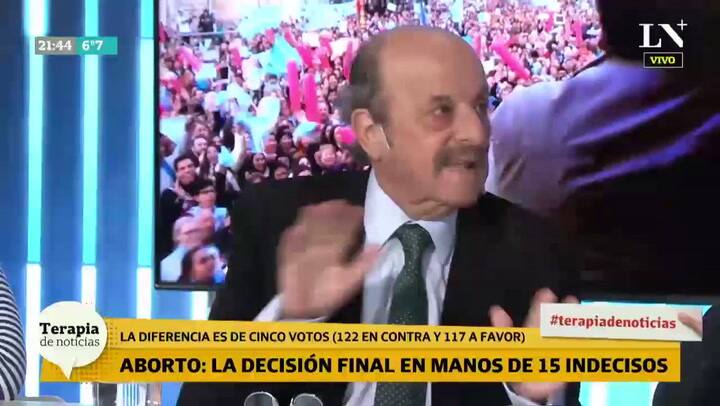 Julio Barbaro: 'me duele mucho que el tenido Duran Bárba haya inventado el tema del aborto'