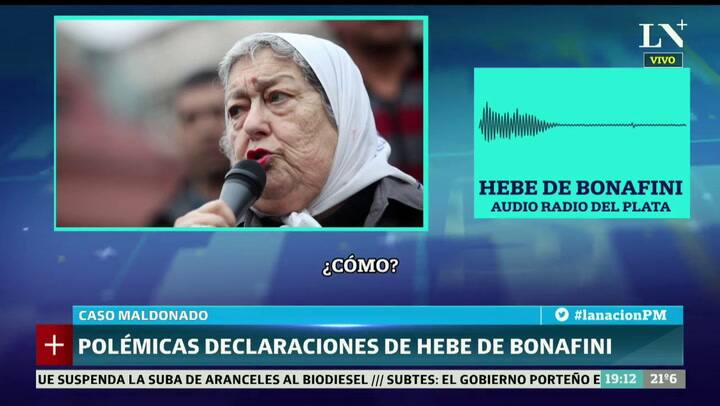 Hebe de Bonafini:”No es lo mismo un militante como Maldonado que un guardiacárcel como Julio López”
