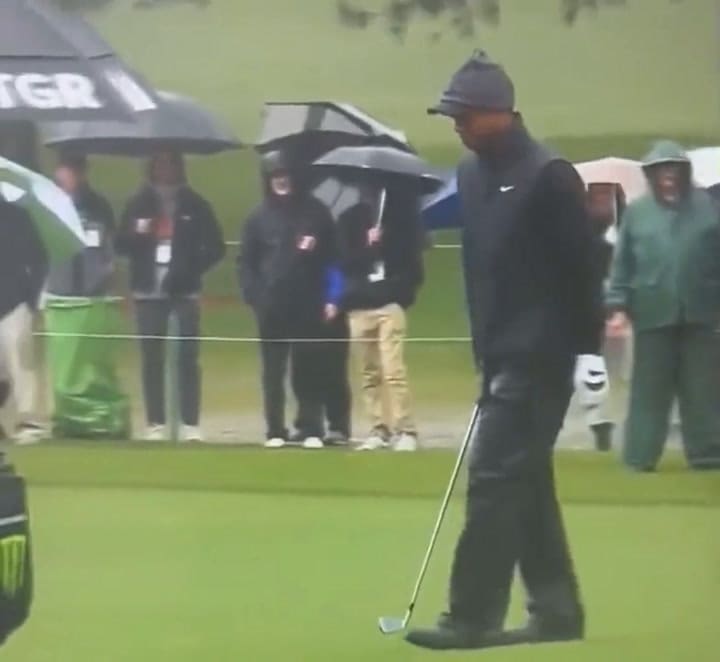 El dolor de Tiger Woods