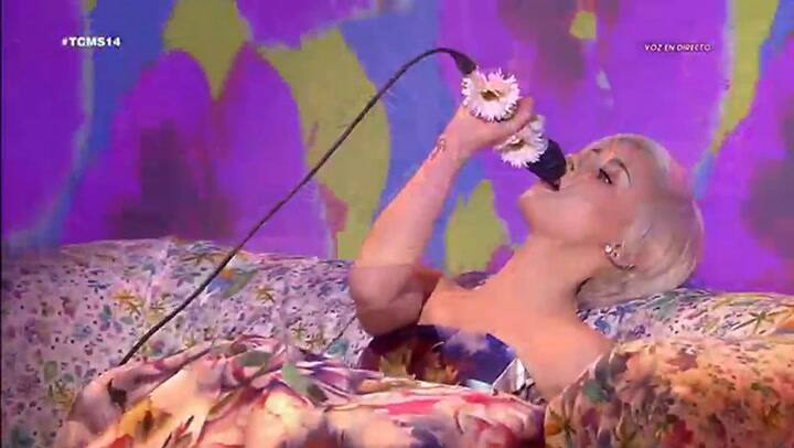 Elena Rivera imita a Miley Cyrus - Tu cara me suena - Fuente: Youtube