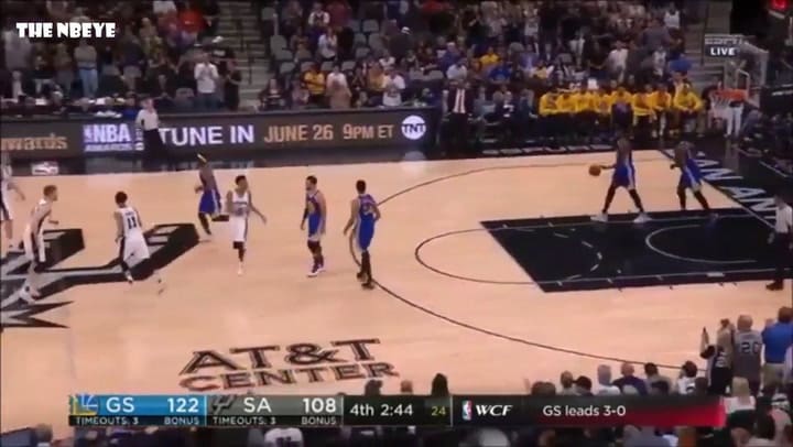 La ovación ante Golden State Warriors en la final de la Conferencia Oeste