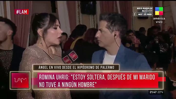 Romina Uhrig apoyó a Lali Espósito y se sumó a los dichos contra las propuestas de Javier Milei