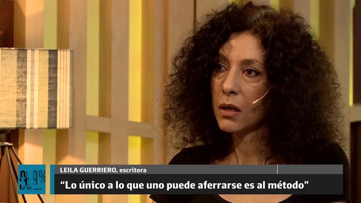 Leila Guerriero: 'Hay que confiar en el método'