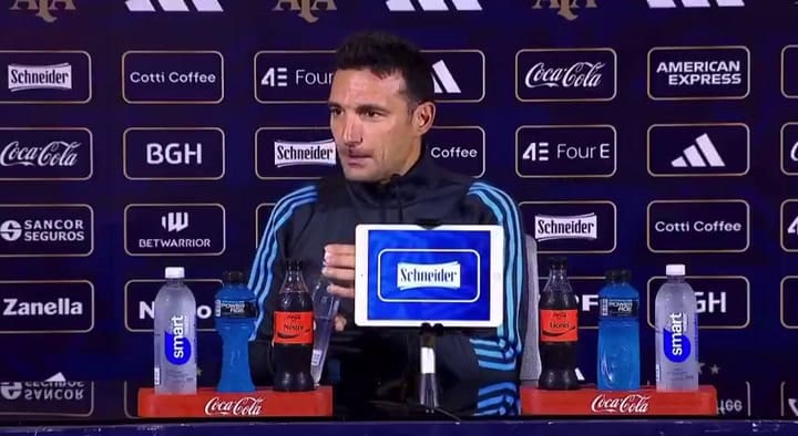 Lionel Scaloni habló sobre el colombiano Luis Díaz