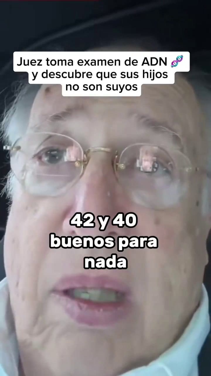 Después de 50 años de casado supo que sus dos hijos no son suyos
