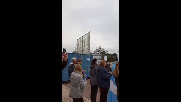 Banderazo en Rosario, Santa Fe