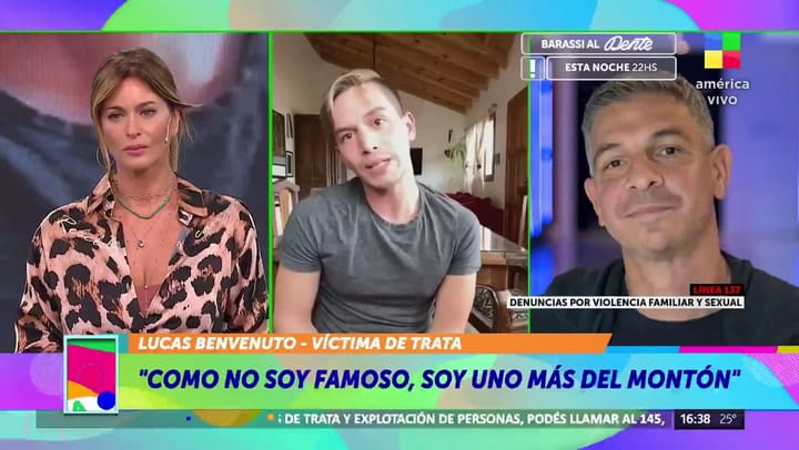 Lucas Benvenuto denunció a un conductor de Telefe