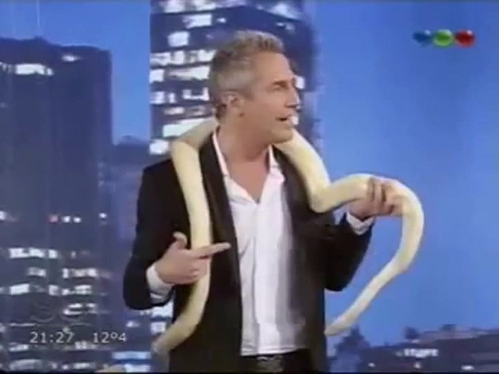 El blooper de Marley en el programa de Susana Giménez