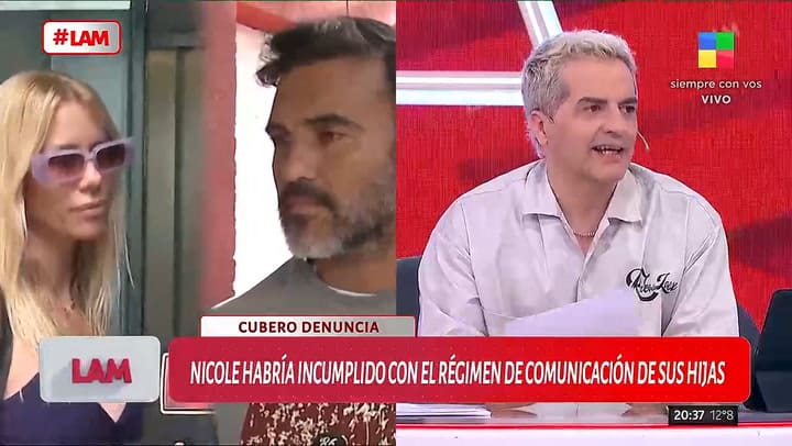 Fabian Cubero habría denunciado a Nicole Neumann