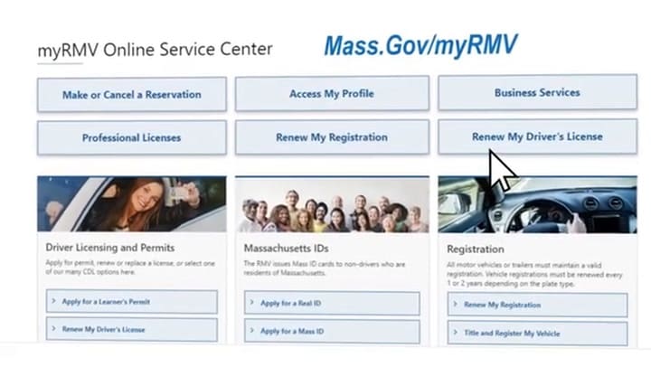 Actualizar la licencia de conducir a Real ID en Massachusetts