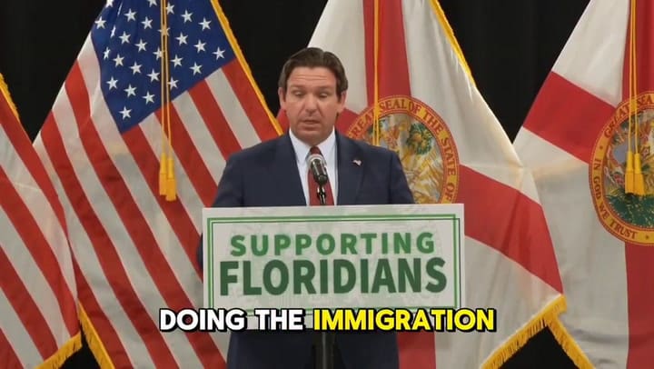 No es Aligator Alcatraz: ahora Ron DeSantis propone construir otro centro masivo para migrantes detenidos