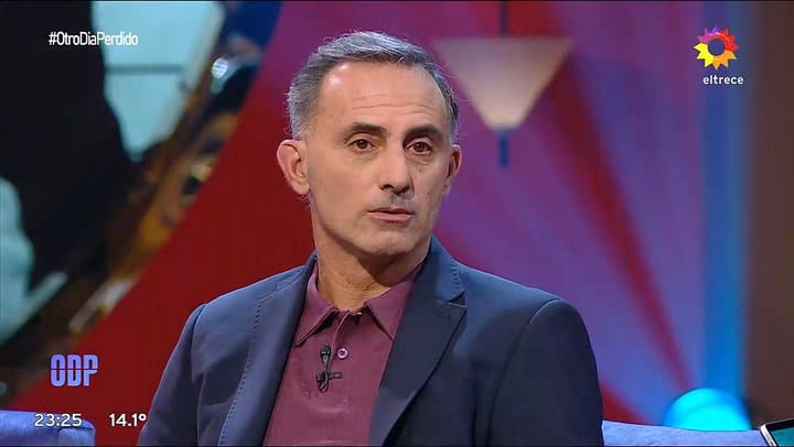 Diego Latorre recordó su casamiento con Yanina