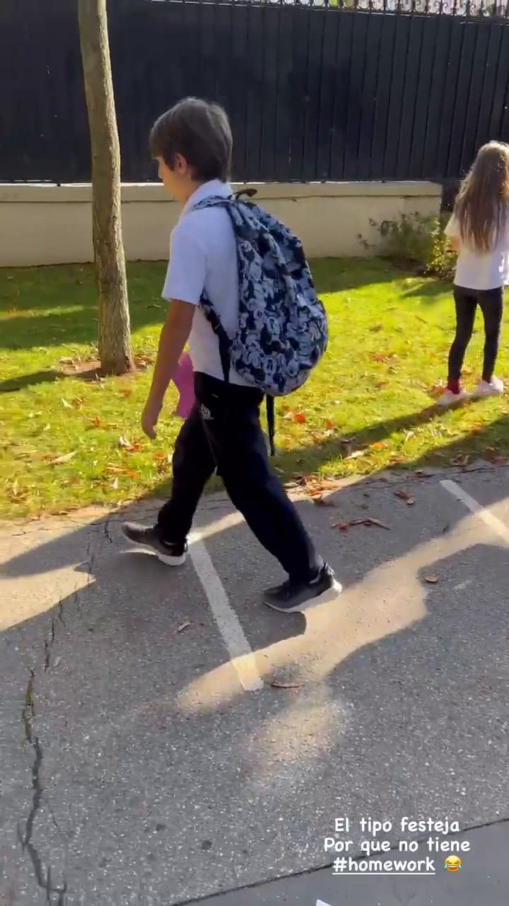 Maxi López pasó a buscar a las hijas de Icardi al colegio