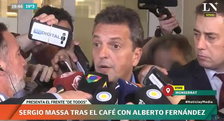 Habla Massa tras anunciar el frente todos