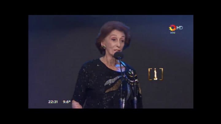 Premios Martín Fierro 2015: Hilda Bernard recibió un reconocimiento por su trayectoria