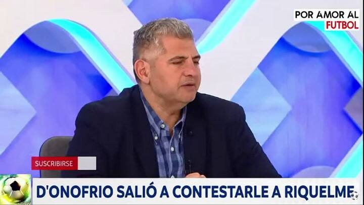 Leo Farinella, furioso con las declaraciones de Riquelme