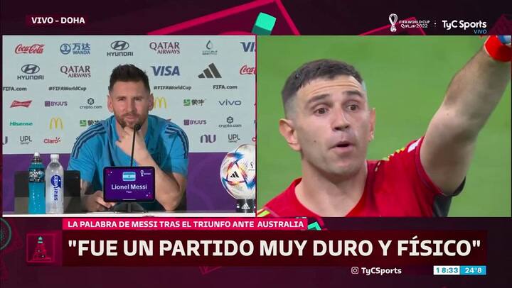Lionel Messi explicó qué se siente vivir el Mundial junto a sus tres hijos