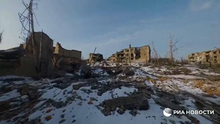 Así quedo devastada la ciudad de Bakhmut