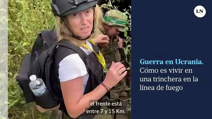 Como es vivir en una trinchera en la línea de fuego