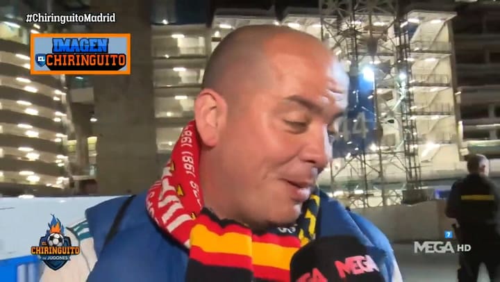 Un hincha y su hija se fueron antes del Bernabéu y volvieron corriendo