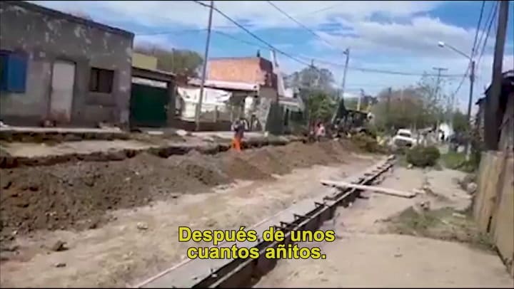 Por fin, años, años, esperando esta obra', spot de Juntos por el Cambio - Fuente: YouTube