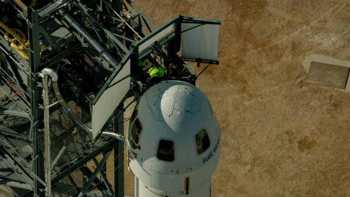 Así es un vuelo al espacio con tripulación