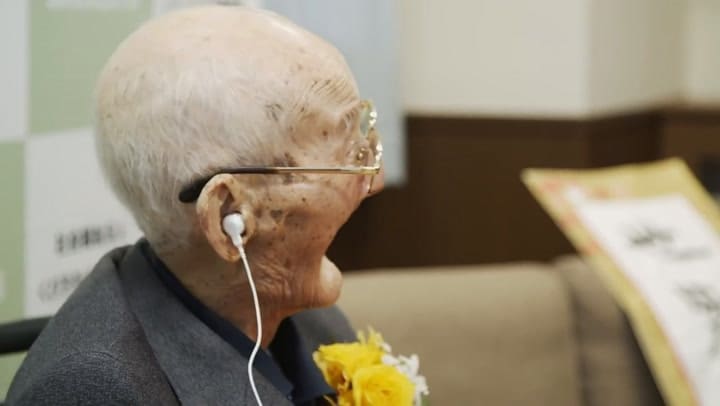 Chitetsu Watanabe, el hombre más viejo del mundo - Fuente: YouTube