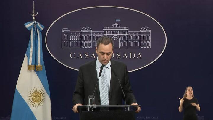 Conferencia De Prensa de Manuel Adorni - 29.12.23