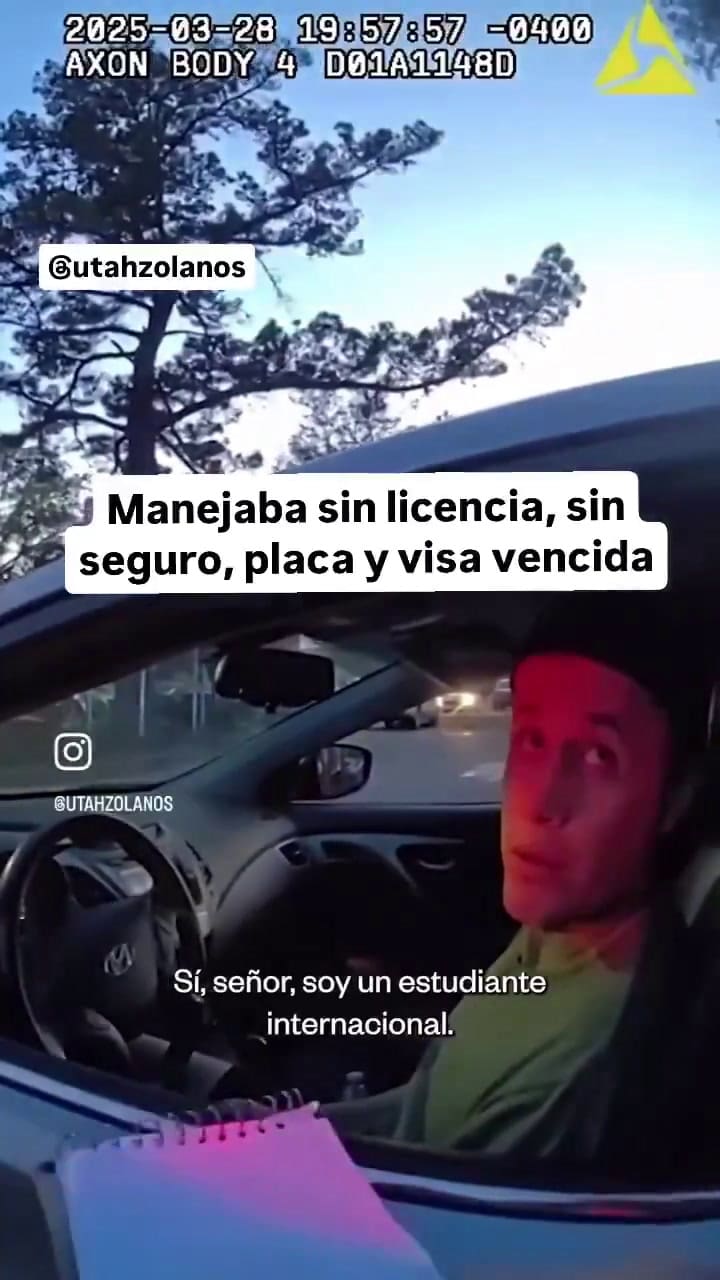 Otro video del arresto del estudiante colombiano Felipez Zapata Velásquez en Florida