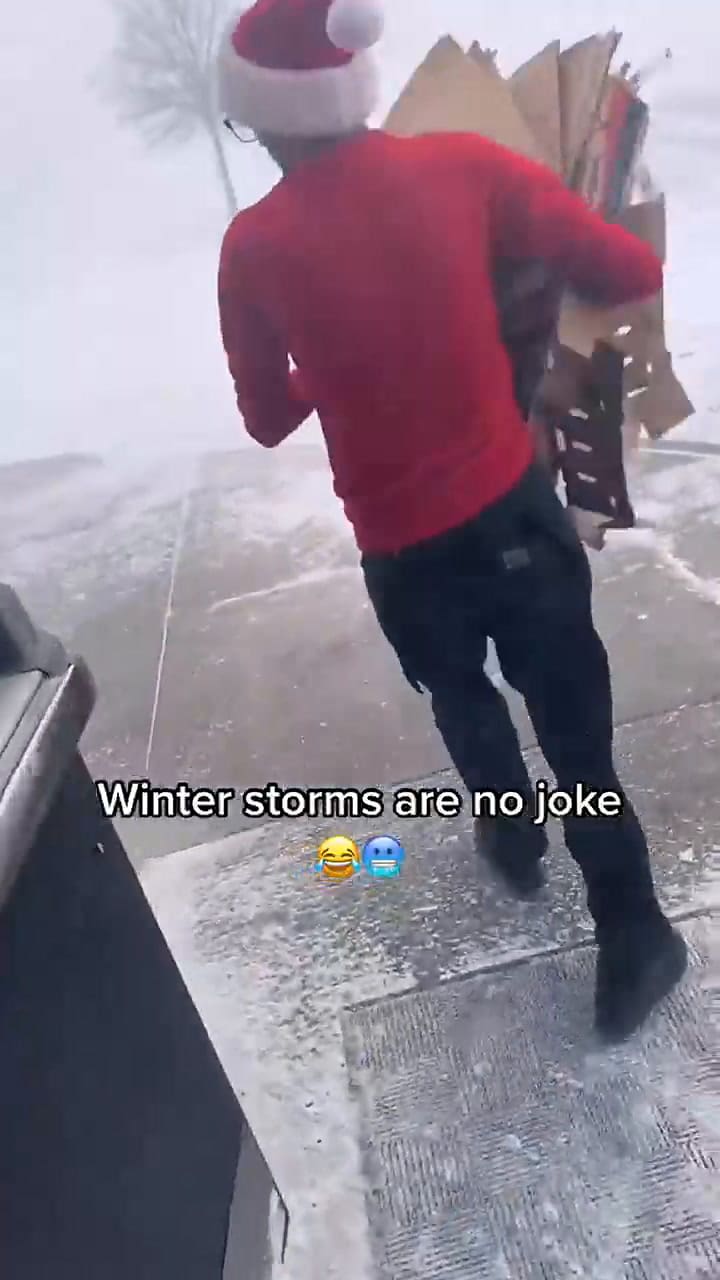 El paso de la tormenta invernal Elliot en Ontario