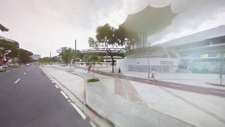 La fachada del Maracaná, en hyperlapse