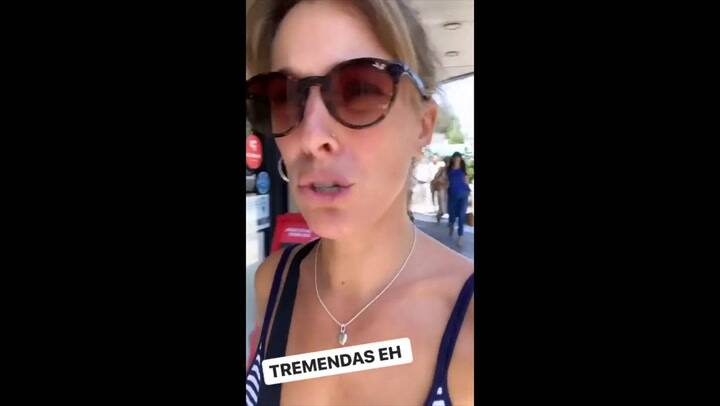 Dani La Chepi fue golpeada en la cara luego de que intentaran robarle - Fuente: Instagram