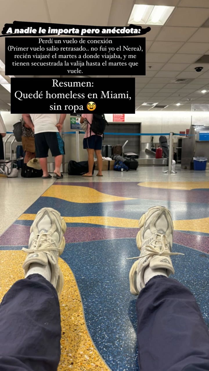 Rodrigo Rumi mostró su desazón por la cancelación de los vuelos de American Airlines